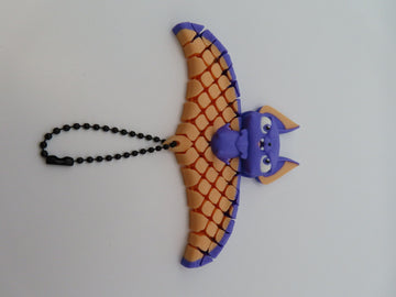 Sleepy Bat Buddy Keychain