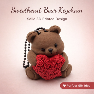 Sweetheart Bear Keychain