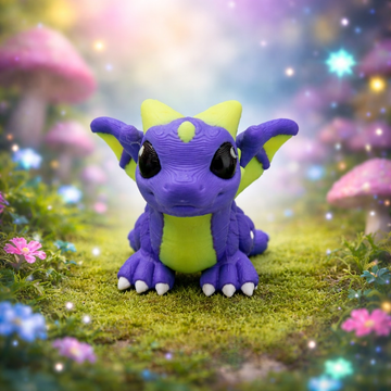 Neon Hatchling Dragon