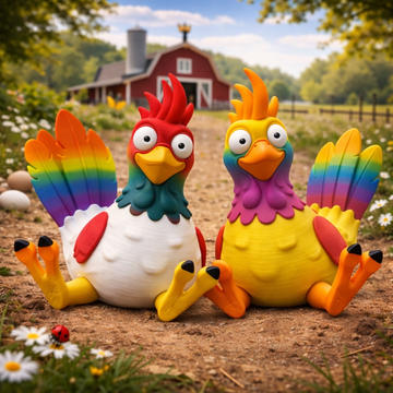 Rainbow Rooster