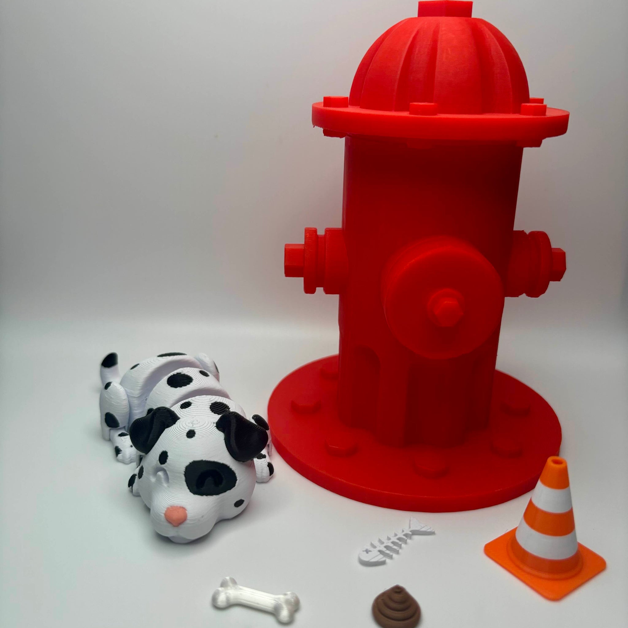 Dalmation With Fire Hydrant